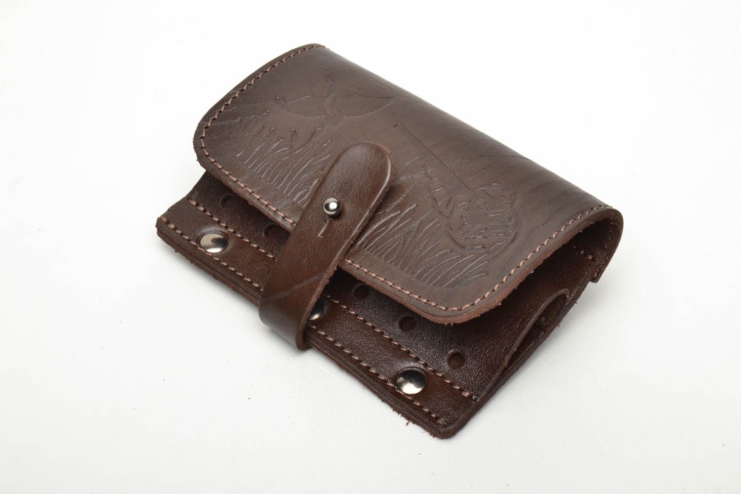 Genuine leather cartridge pouch photo 2