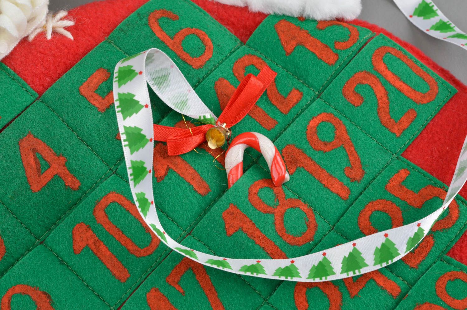 Calendario original hecho a mano regalo para Navidad decoración de hogar foto 5