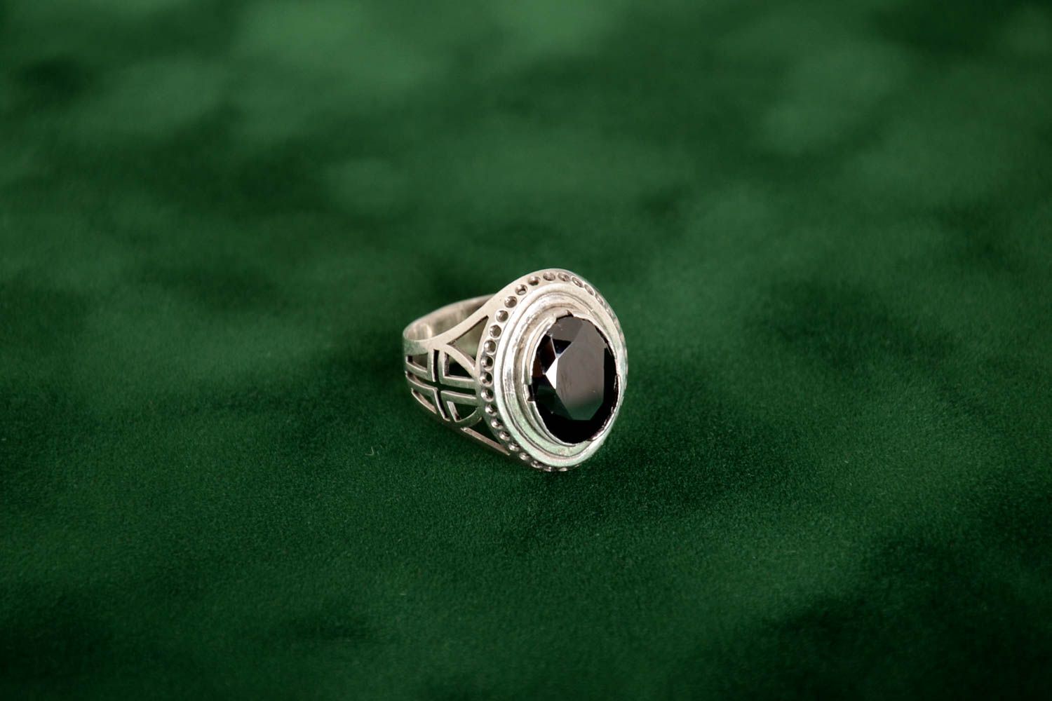 Schmuck Ring Handmade Designer Accessoires Herrenring Silber Geschenk Ideen foto 1