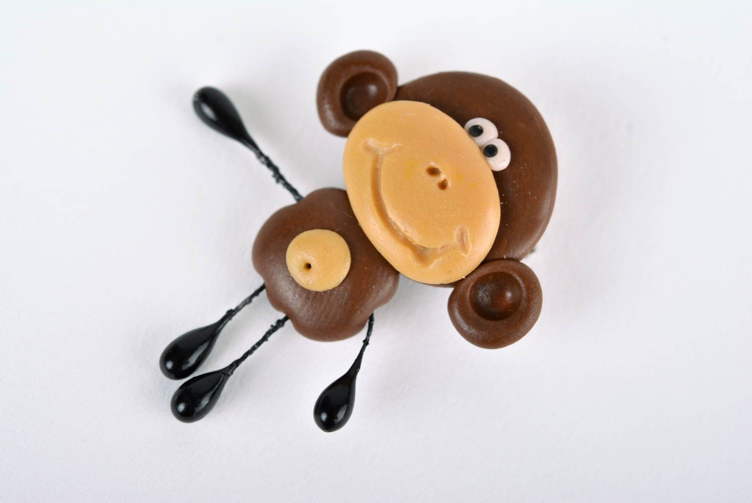 Handmade schöne Broschen lustige Schmucke für Frauen Designer Broschen Affen foto 4