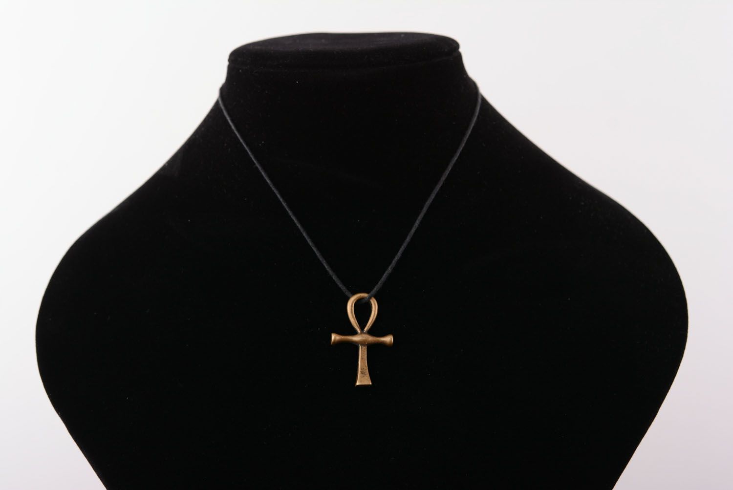 Bronze pendant in the shape of cross photo 5