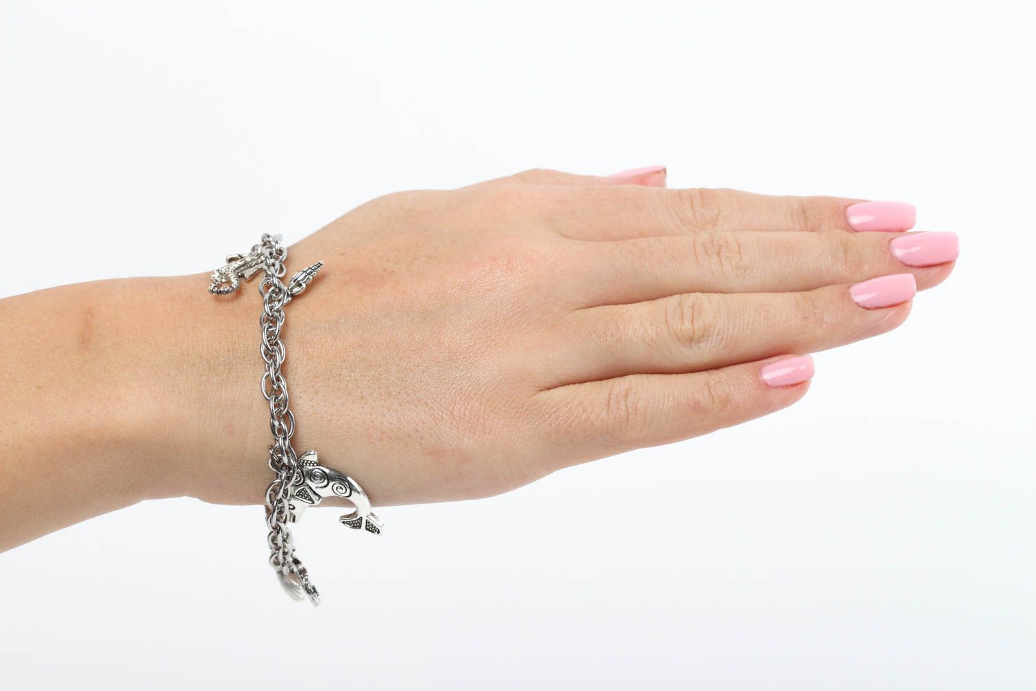 Handmade bracelet designer bracelet with charms unusual gift for women photo 5