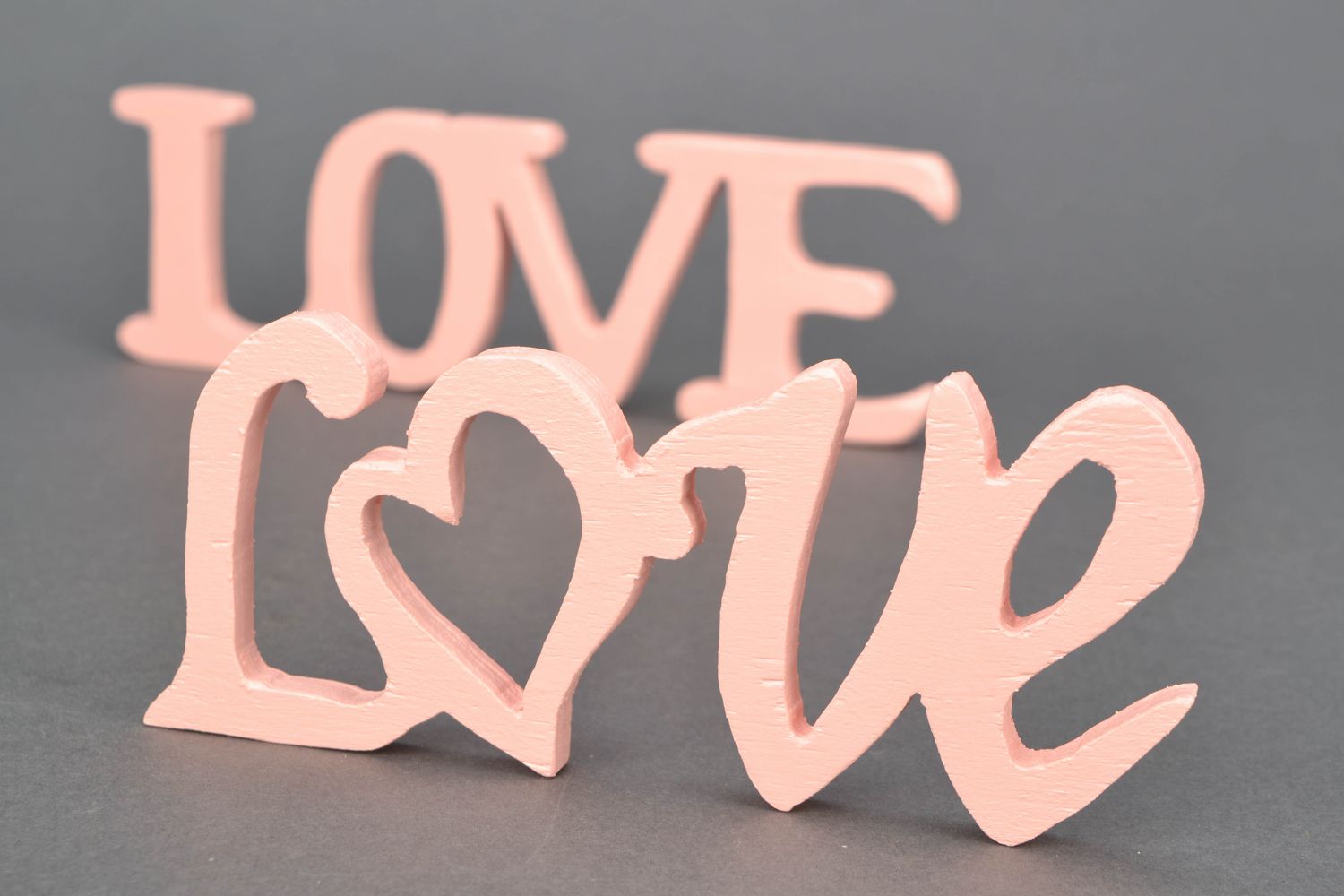 Wooden letters for wedding Love made of plywood photo 3