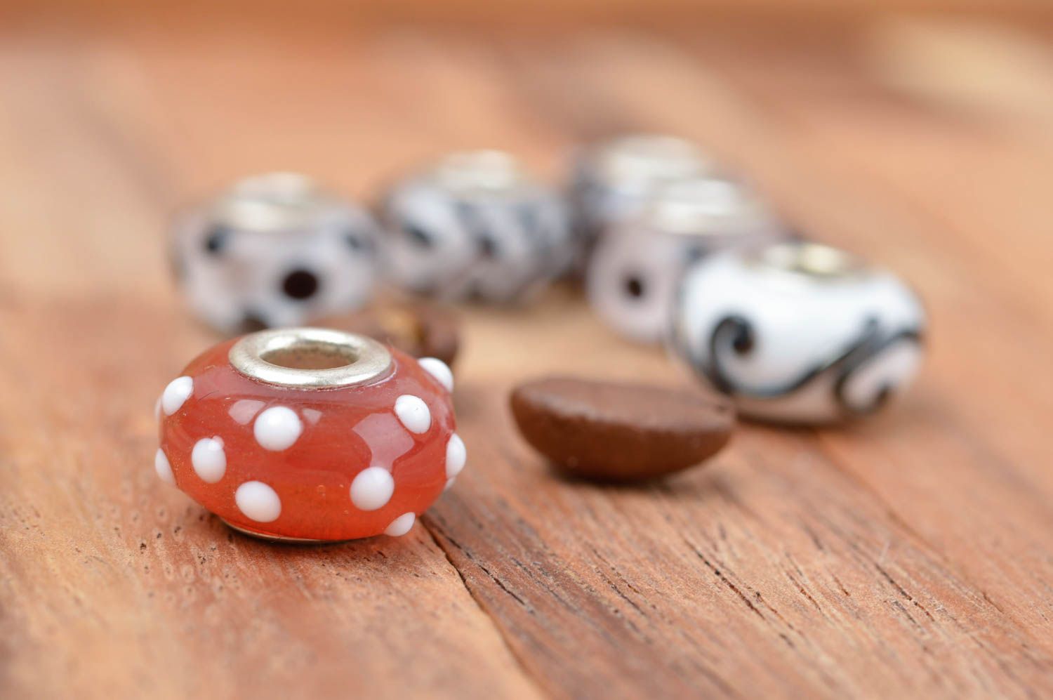 Handmade glass bead glass beads jewelry making ideas DIY accessories design photo 1
