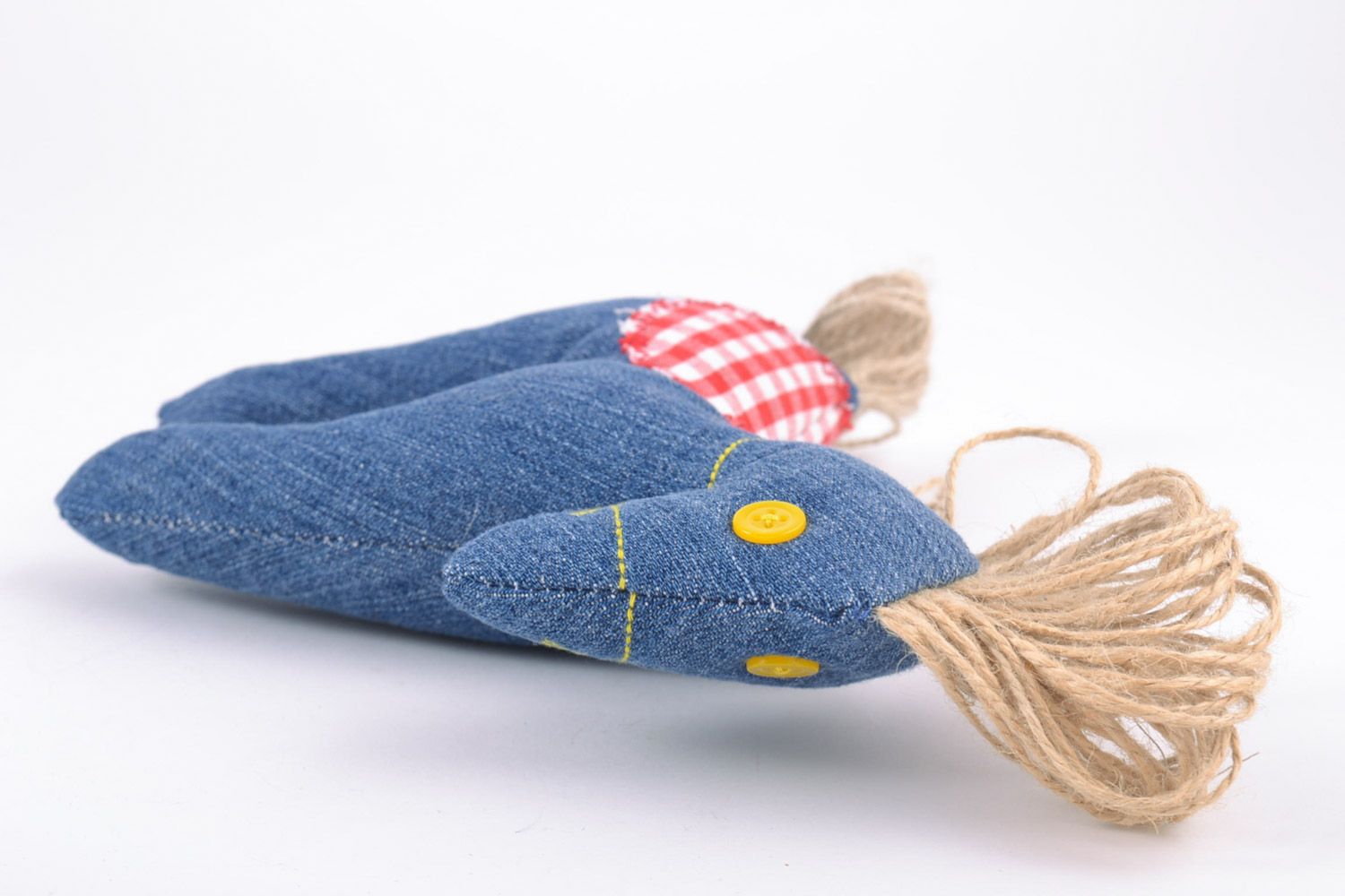 Мягкая игрушка из ткани ручной работы синий конь авторская детская красивая фото 4