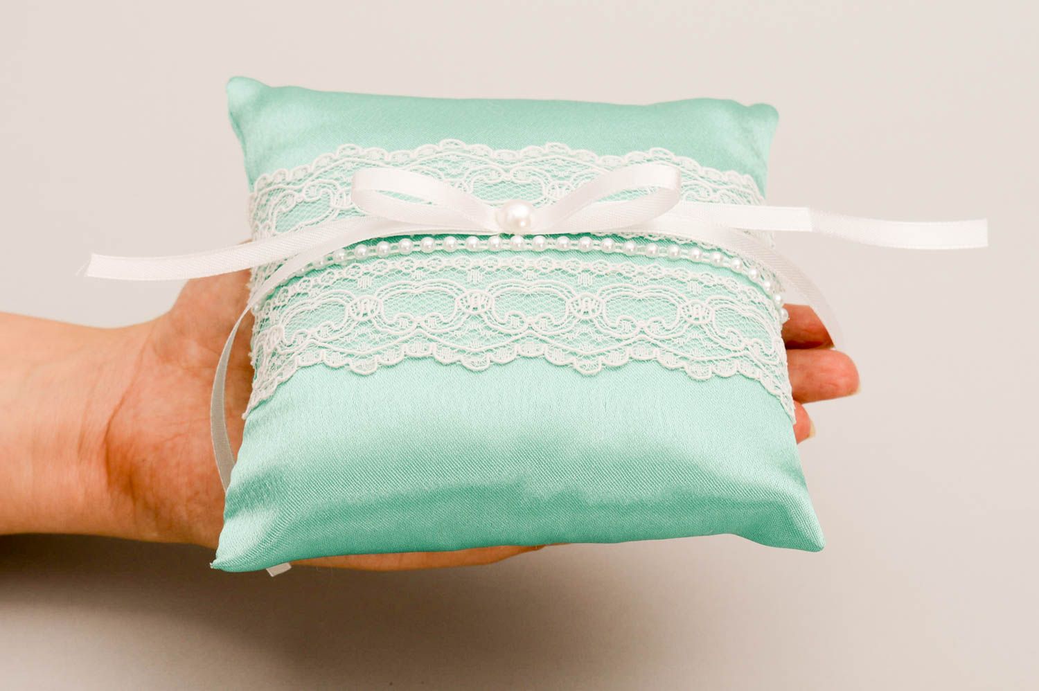 Handmade pillow designer pillow for rings wedding accessories decor ideas photo 5