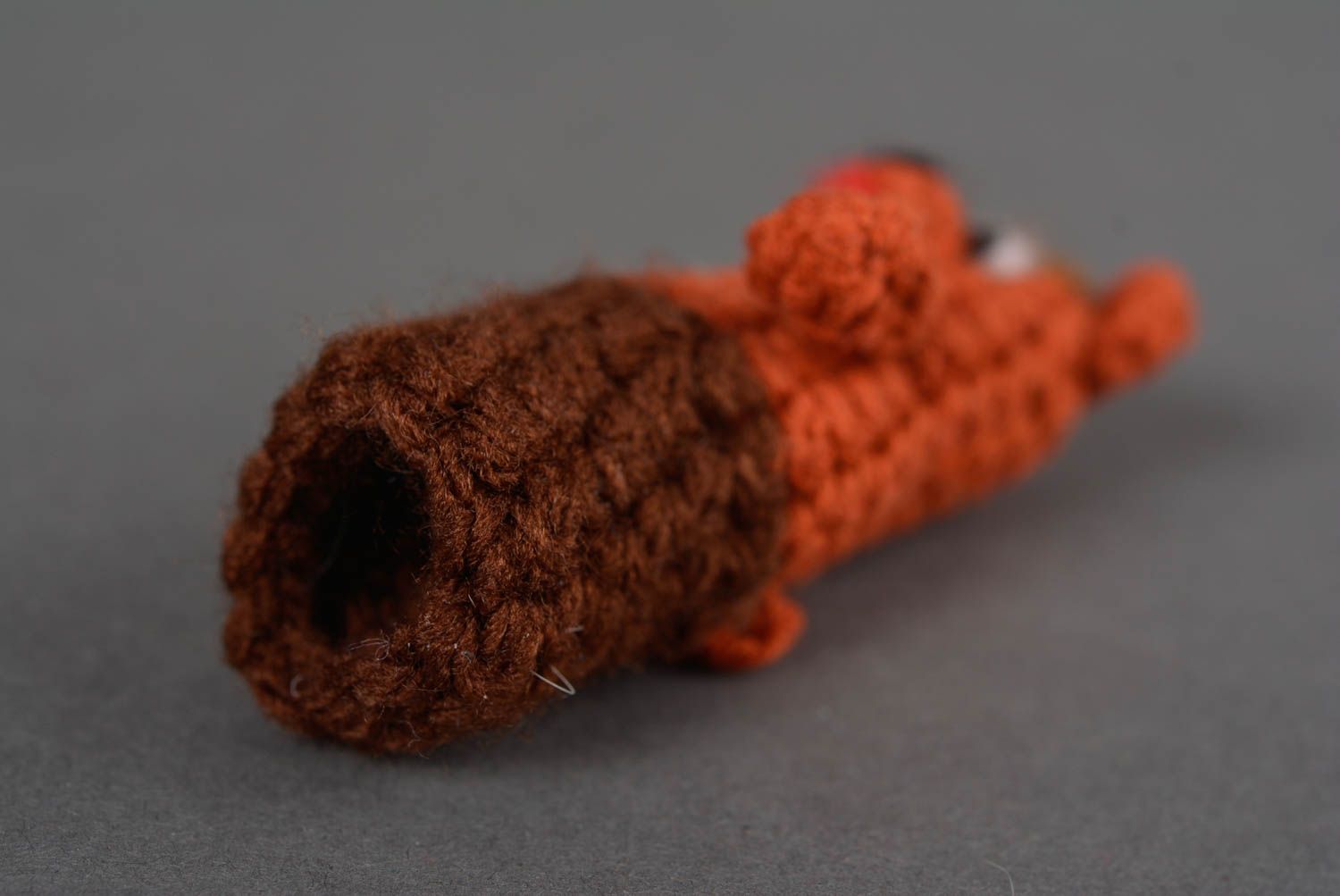 Handmade crocheted toy interior fabric doll present for children baby gift photo 5