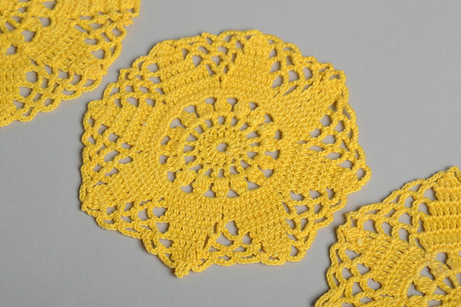 Handmade crochet openwork napkin crocheted table napkin kitchen interior ideas photo 4