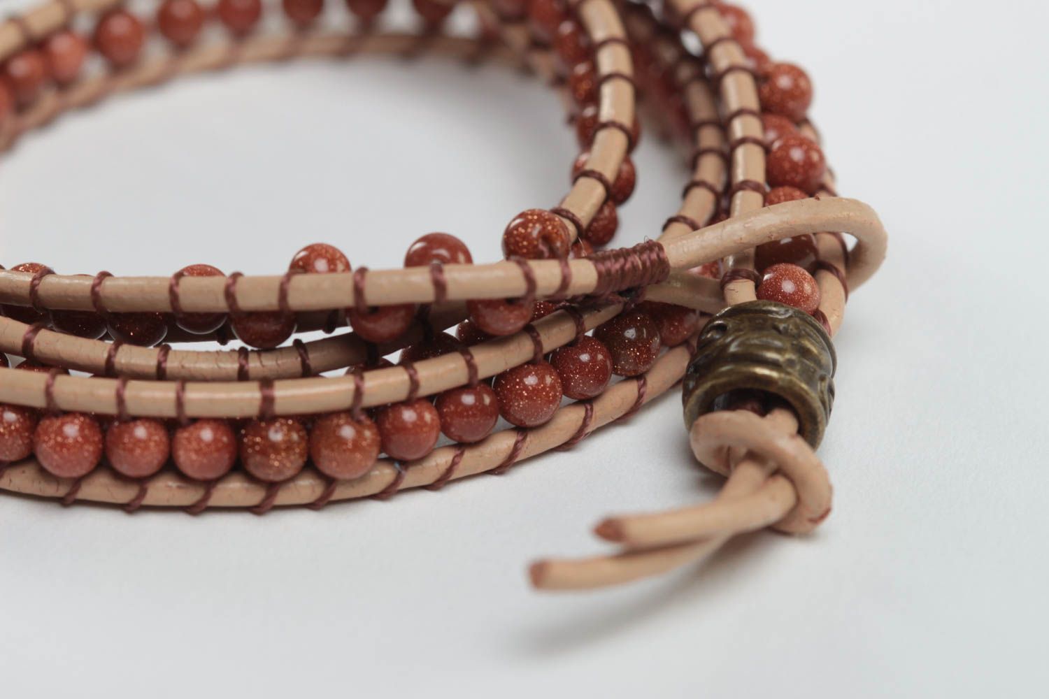 Handmade bracelet unusual accessory designer jewelry beads bracelet gift ideas photo 3