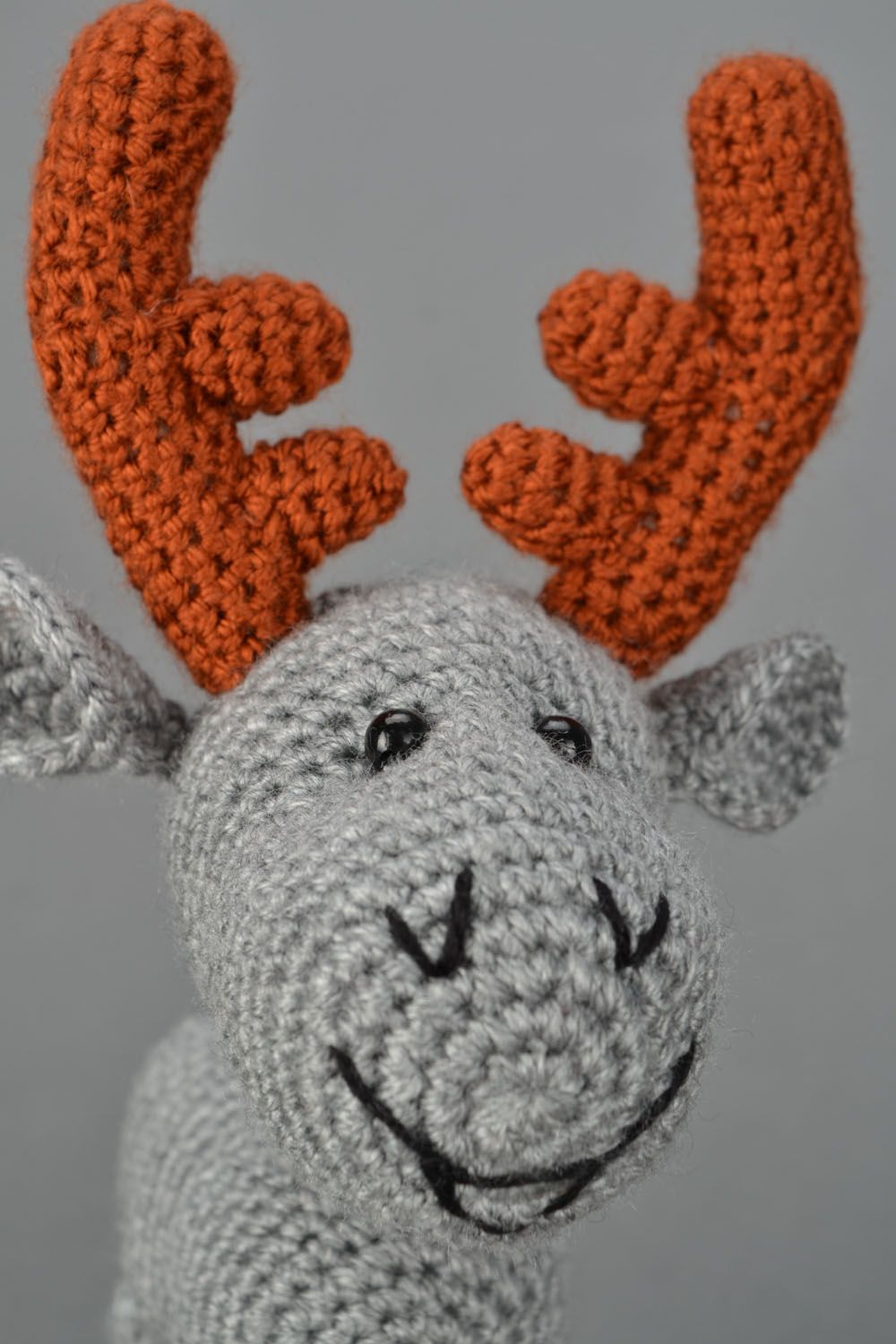 Soft crochet toy Elk photo 3