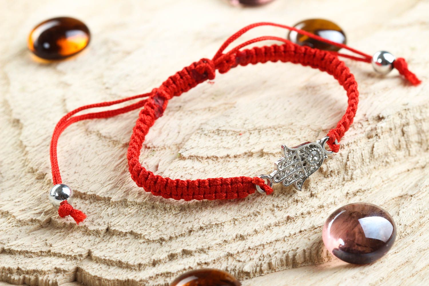 Stylish handmade textile bracelet cool jewelry design string bracelet gift ideas photo 1