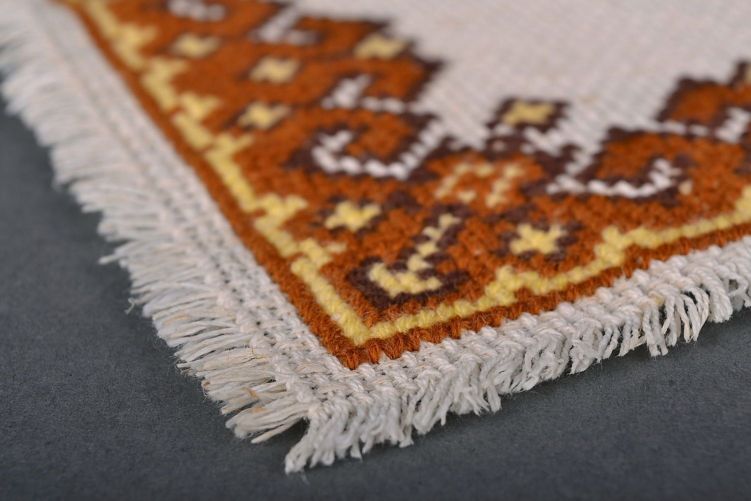 Napkin with handmade embroidery photo 4
