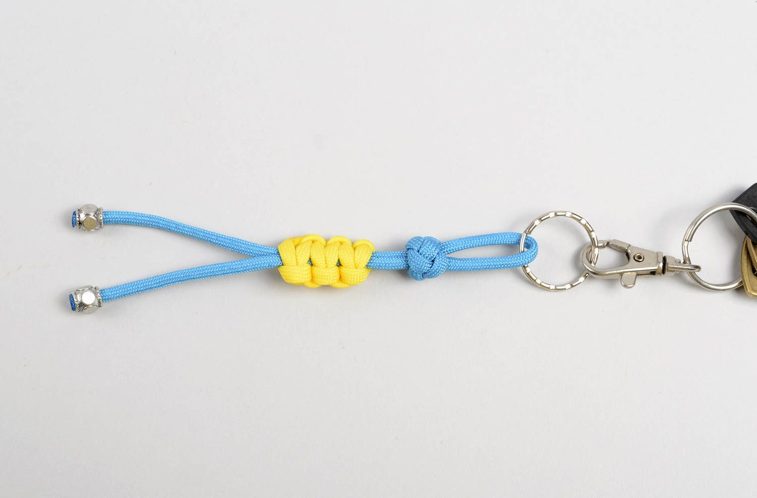 Unusual handmade woven cord keychain best keychain design fashion accessories photo 4