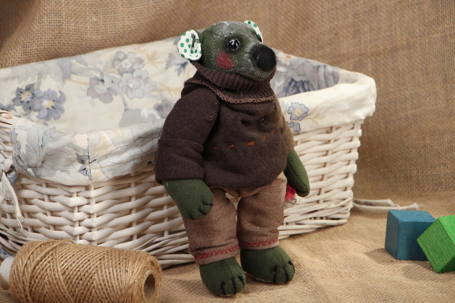 Soft toy for home Bear photo 5