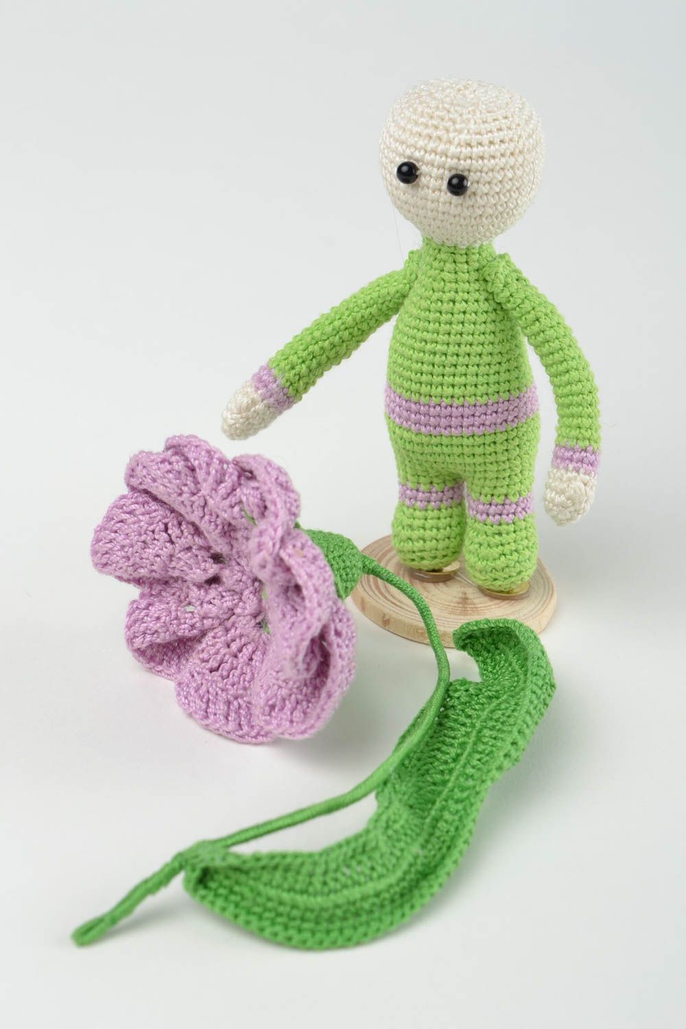 Handmade toy designer toy gift for baby crochet toy gift ideas baby toy photo 2