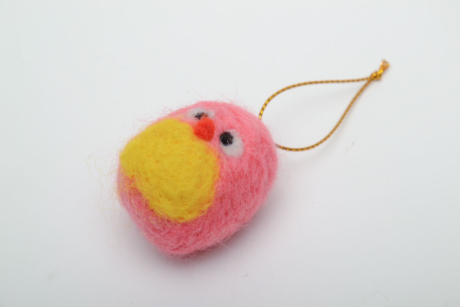 Small felted toy bird photo 2