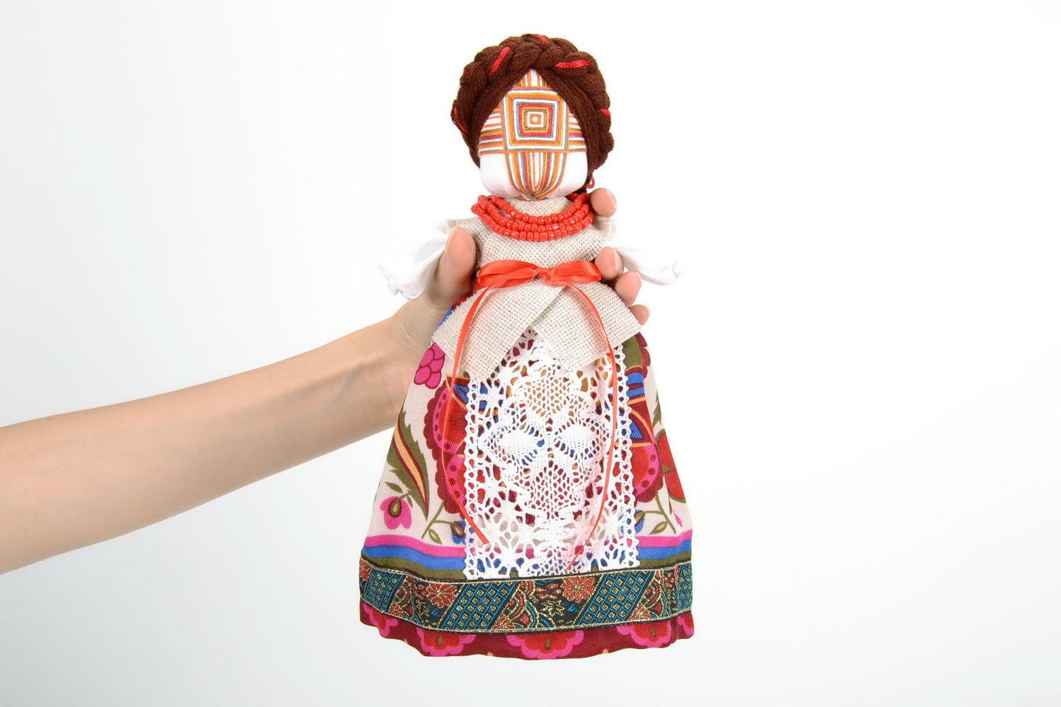 Motanka doll with ribbons photo 3