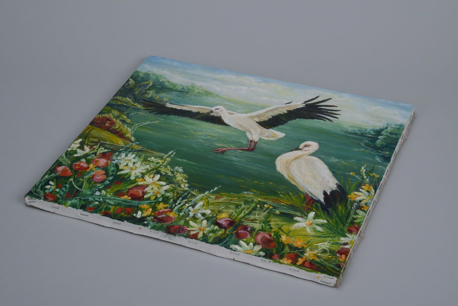 Oil painting On the wings of happiness photo 3