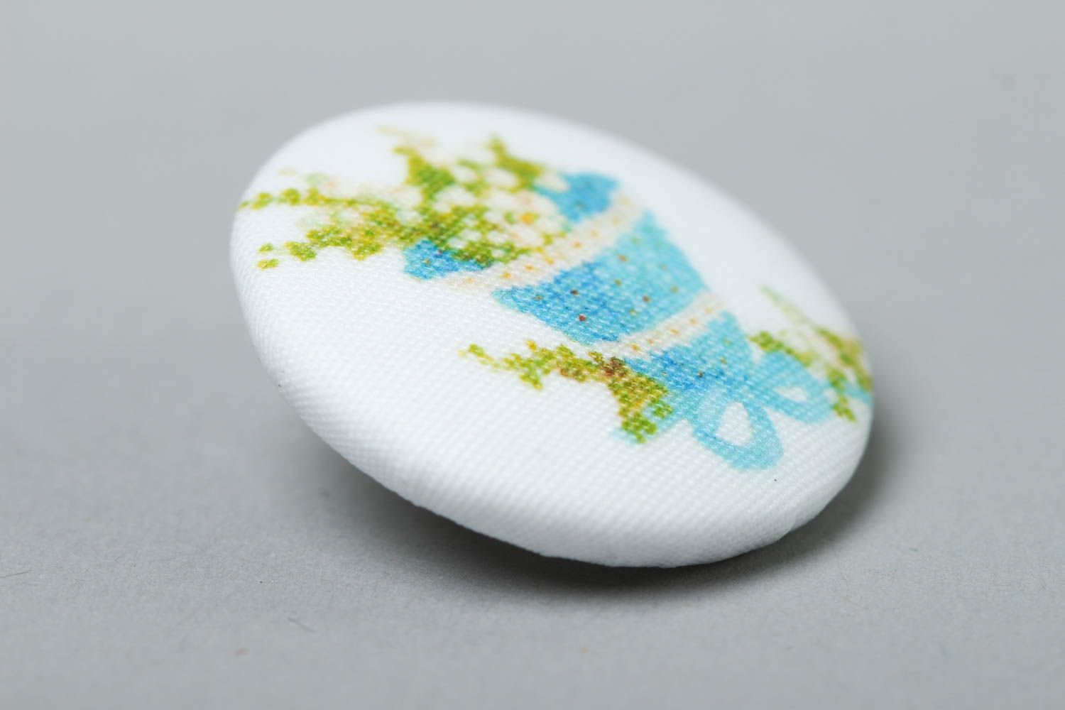 Красивая пуговица ручной работы аксессуар для одежды фурнитура для шитья цветы фото 3