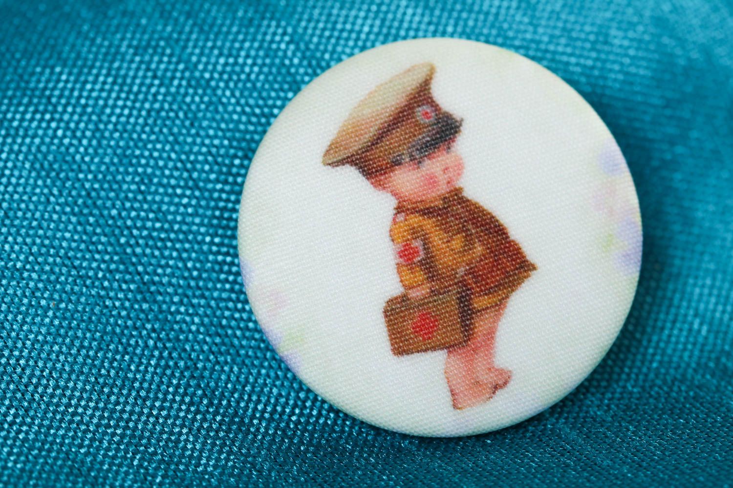 Brooch for kids handmade fabric brooches fashion accessories trendy bijouterie photo 1
