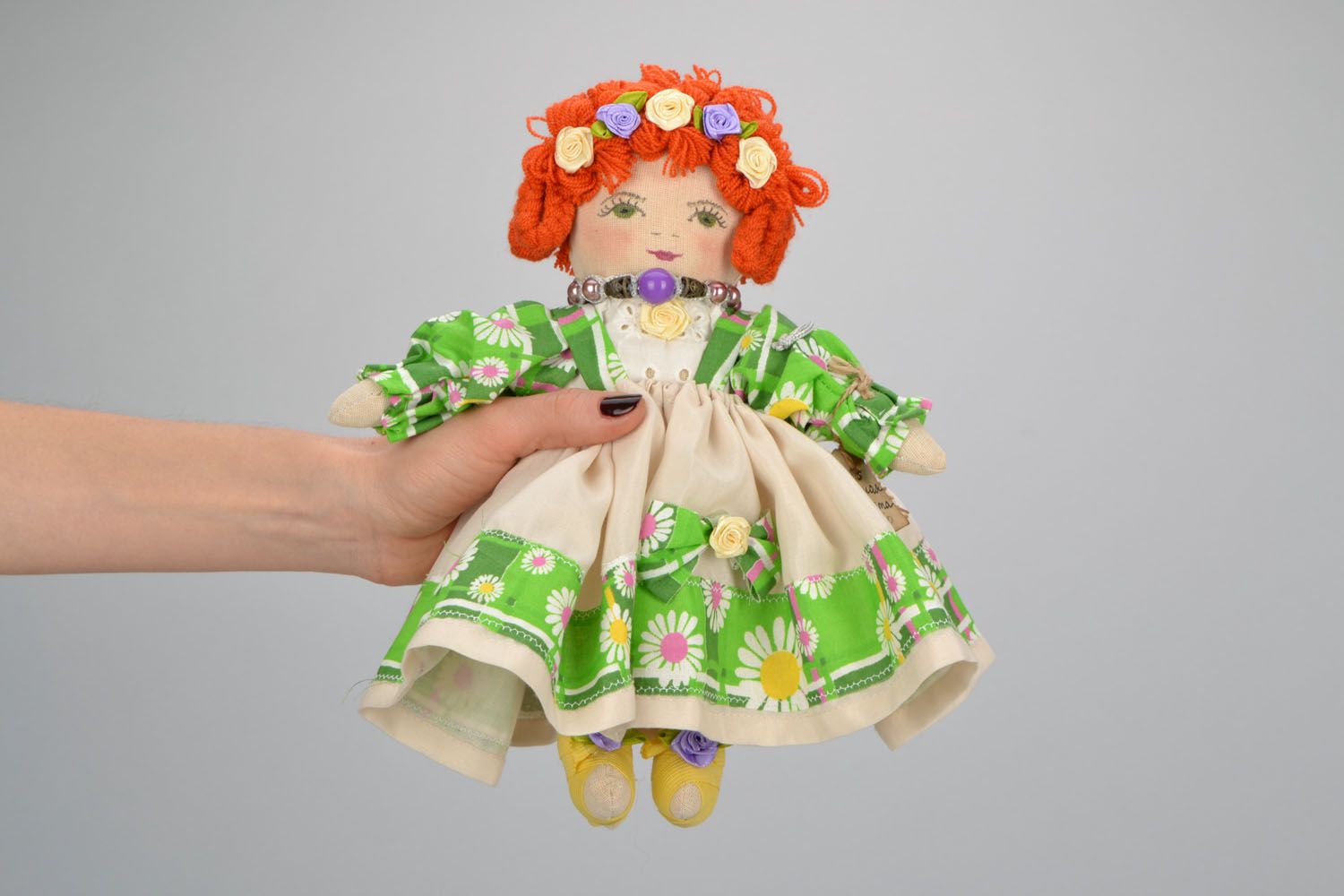 Тканевая кукла Весна фото 2
