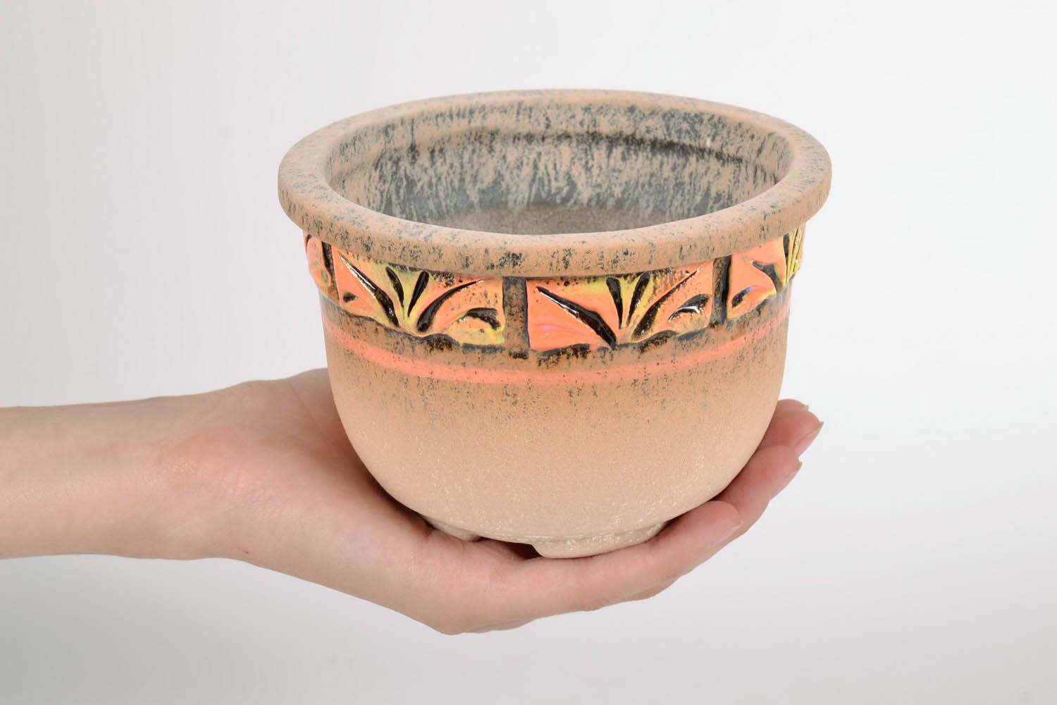 Vaso de cerâmica Virginia foto 5