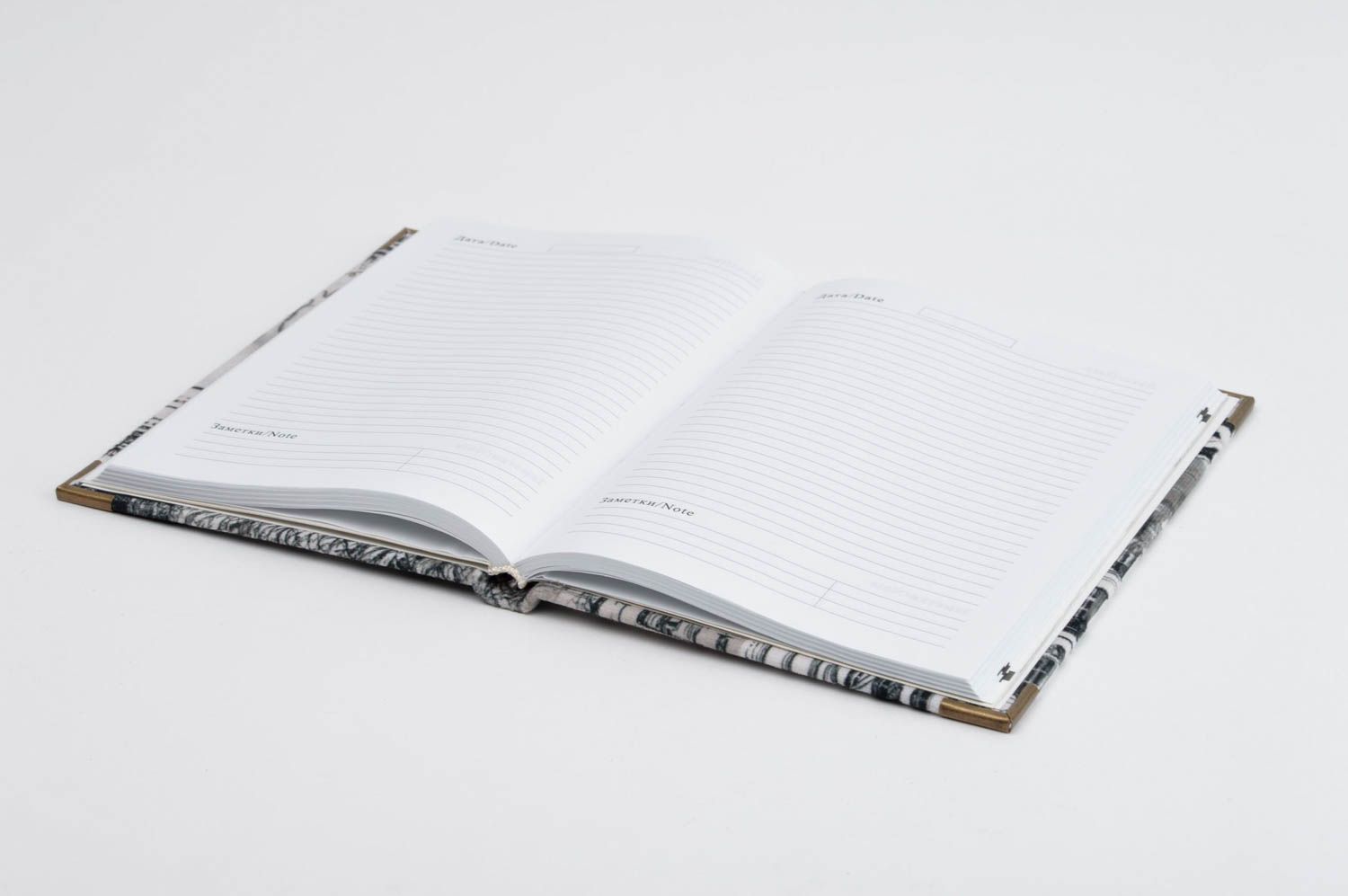 Handmade designer notebook elegant present stylish notebook with textile cover photo 3