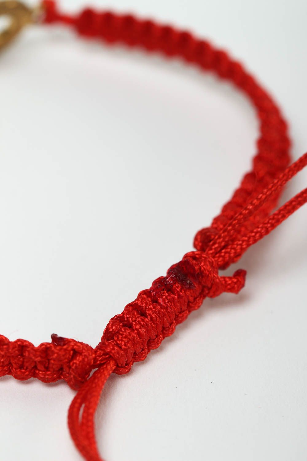 Armband für Damen handgefertigt rotes Armband effektvoll Designer Schmuck schön foto 4