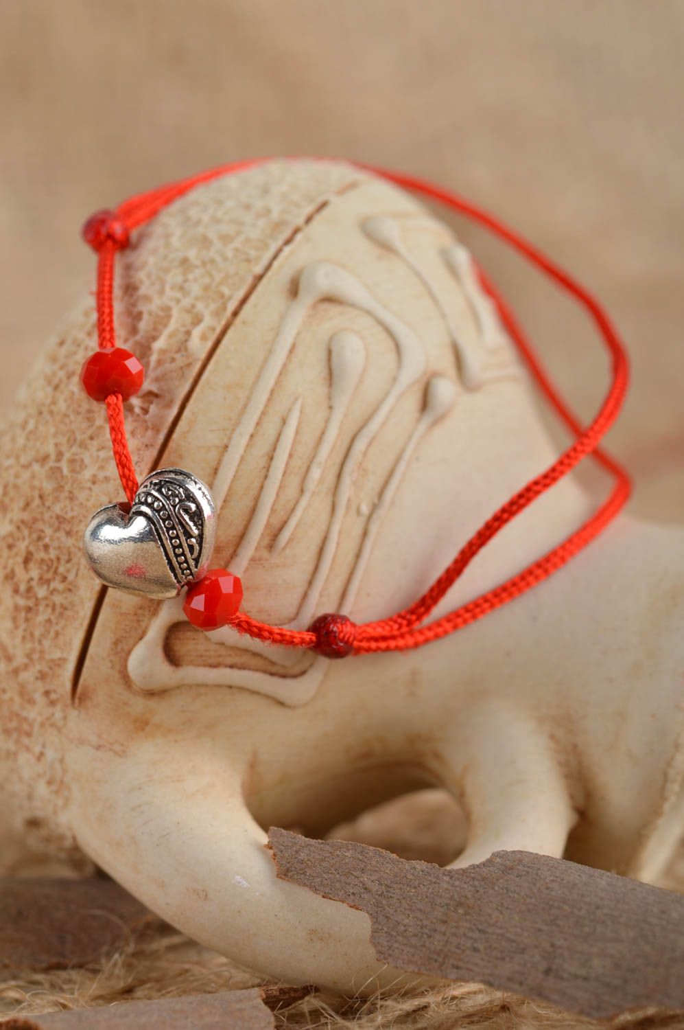 Armband Damen handmade Schmuck Designer Accessoire schönes Armband dünn Herz foto 1