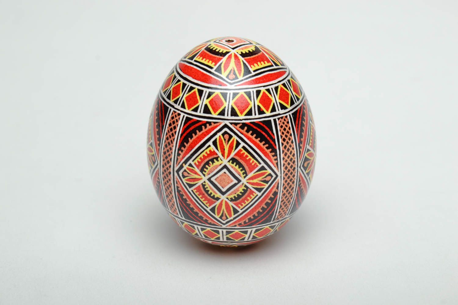 Unusual chicken painted egg photo 2