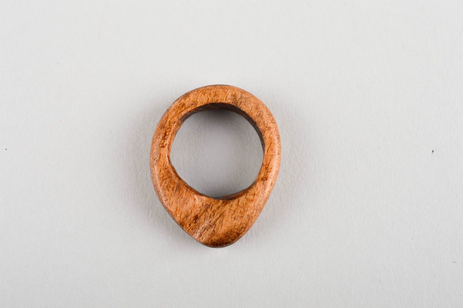 Перстень ручной работы кольцо из дерева очень необычное изделие из дерева фото 3