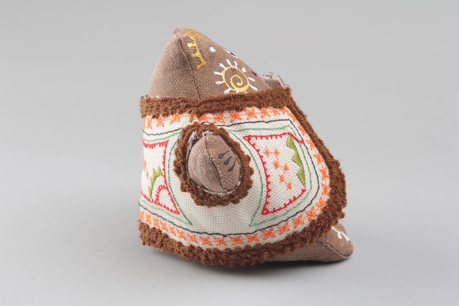 Textile toy filled with buckwheat photo 3