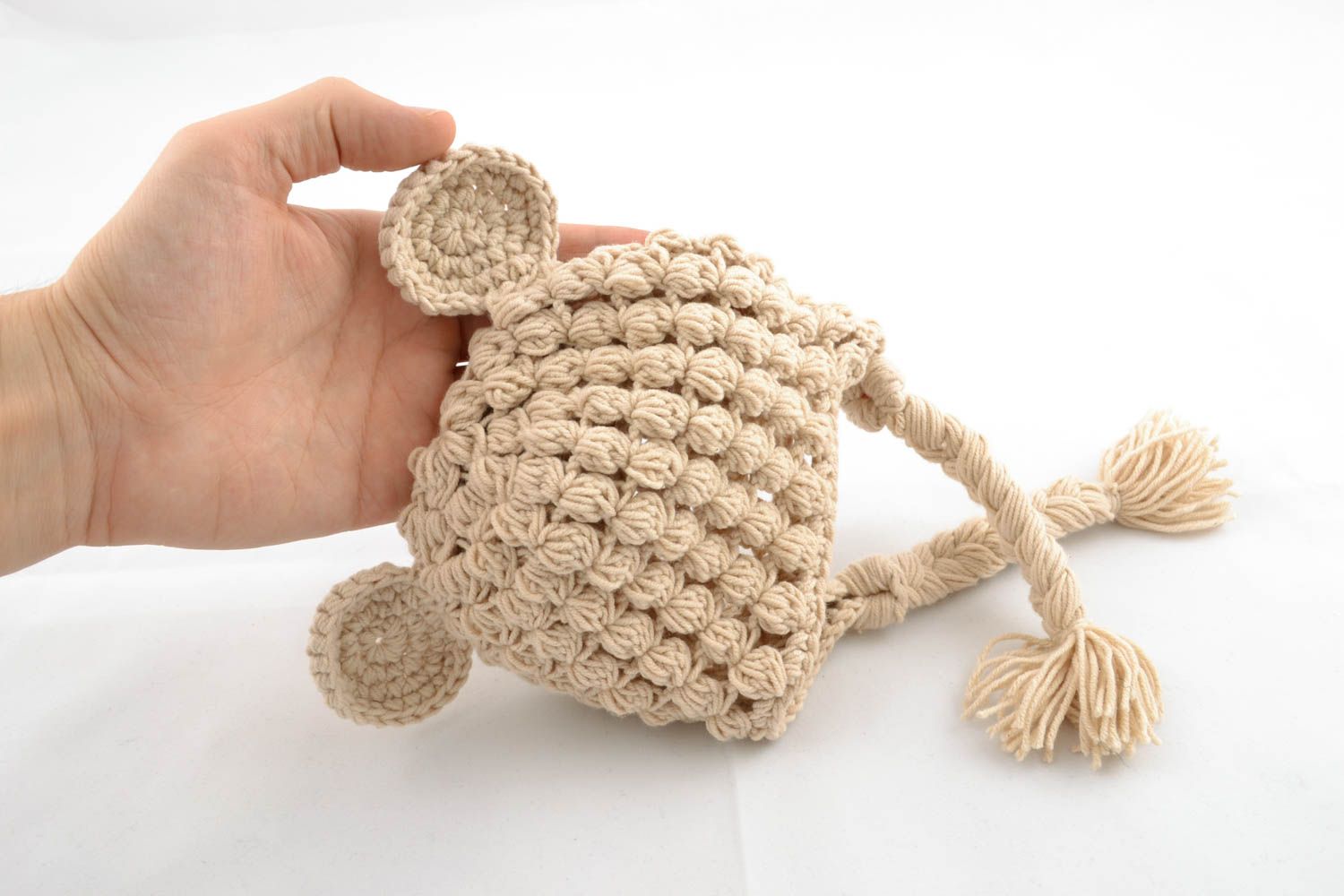Warm crochet hat photo 4