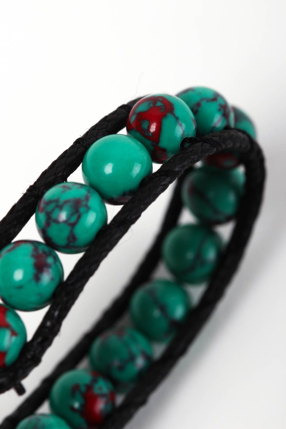 Hand-woven bracelet handmade turquoise bracelet fashion jewelry for women photo 3