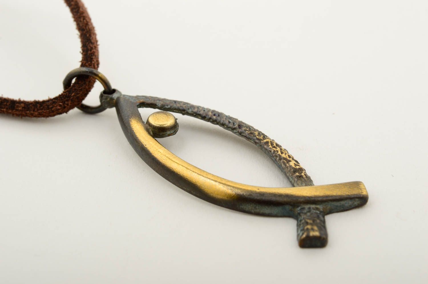 Colgante de bronce hecho a mano  bisutería de moda accesorio para mujer  foto 4