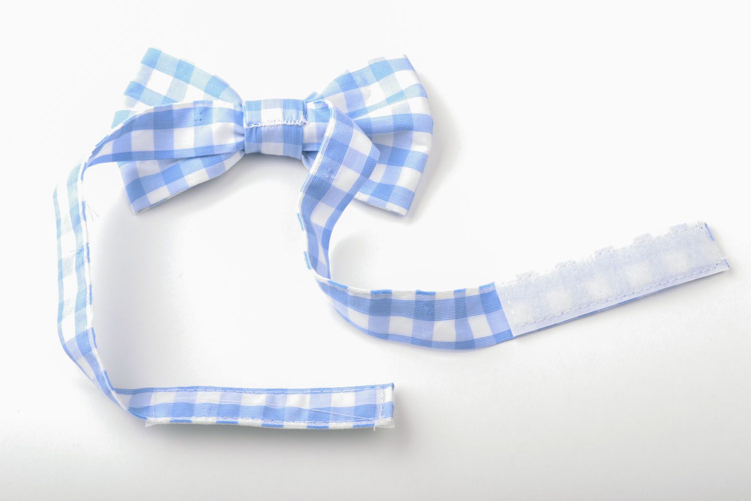 Checkered bow tie for suit photo 5