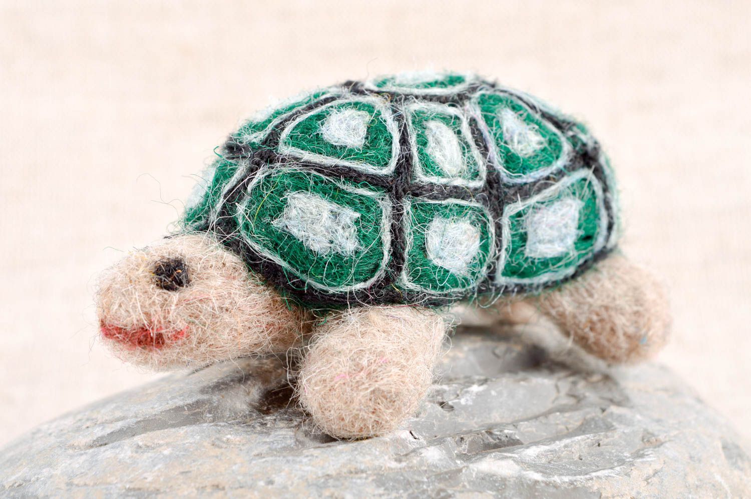 Plüsch Schildkröte handmade Spielsachen für Kinder weich Geschenk für Kinder foto 1