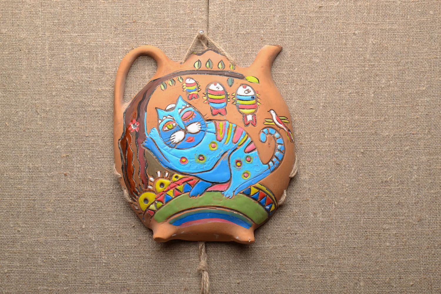 Ceramic wall panel Teapot photo 1