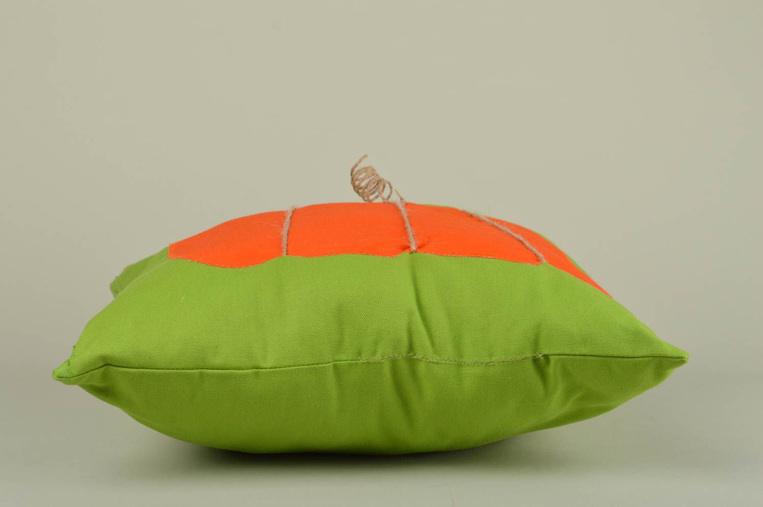 Подушка на диван хэнд мэйд декоративная подушка хлопковая диванная подушка Тыква фото 4