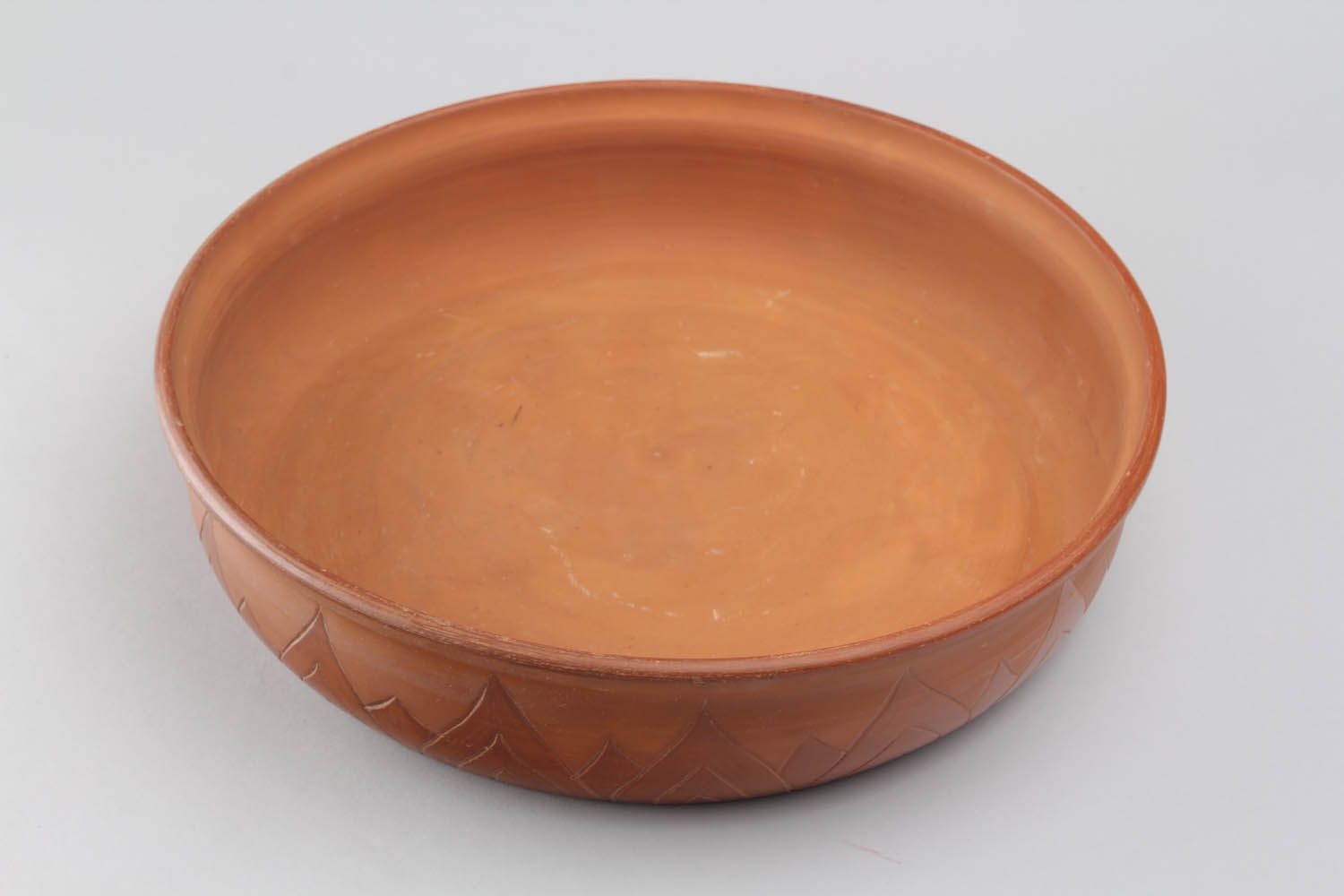 Tigela de argila para frutas ou doces feita à mão louça de cerâmica decorativa artesanal foto 4