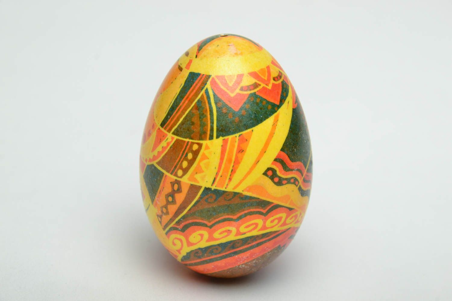 Handmade designer painted chicken egg photo 4