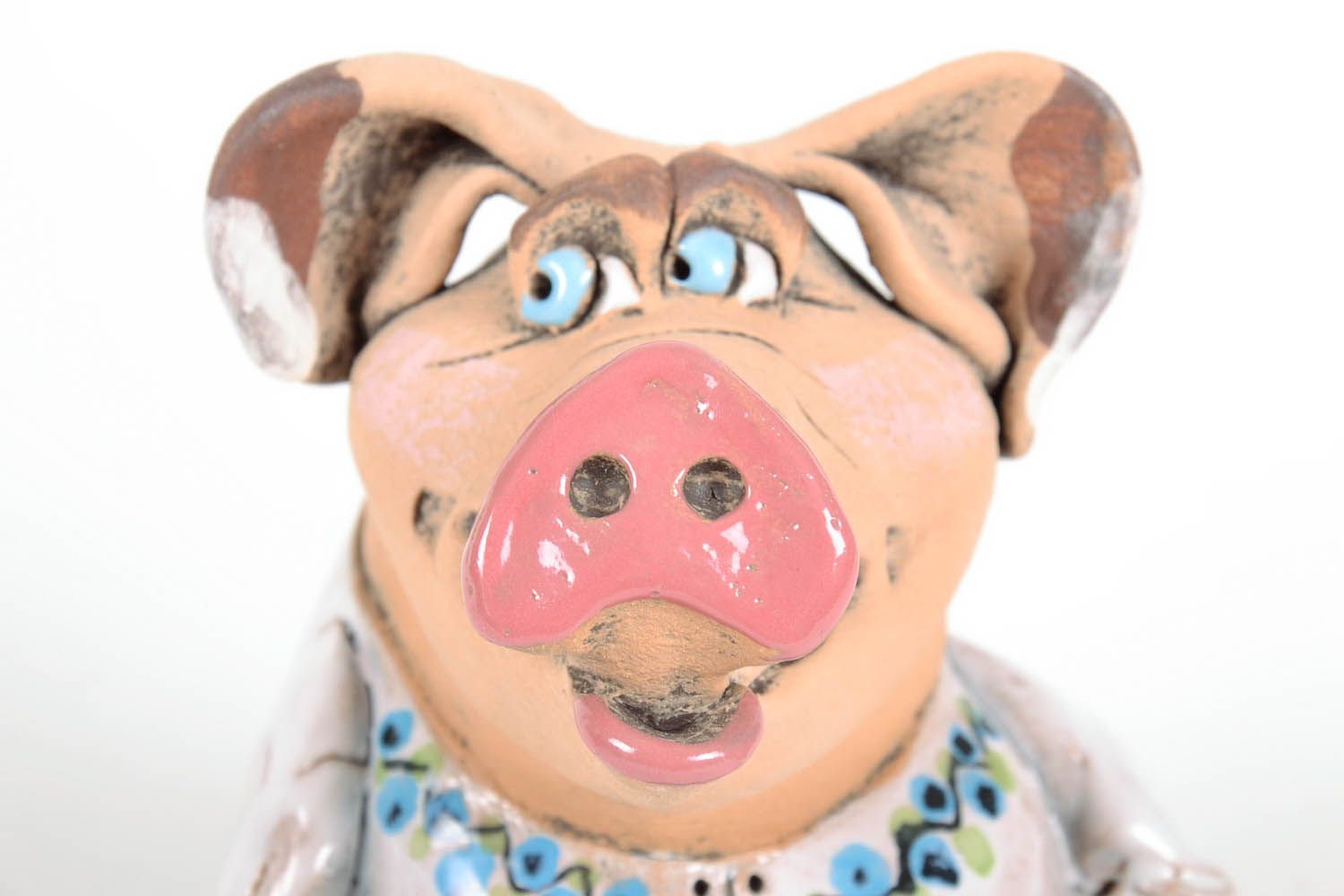 Money box Boar in Embroidered Shirt photo 2