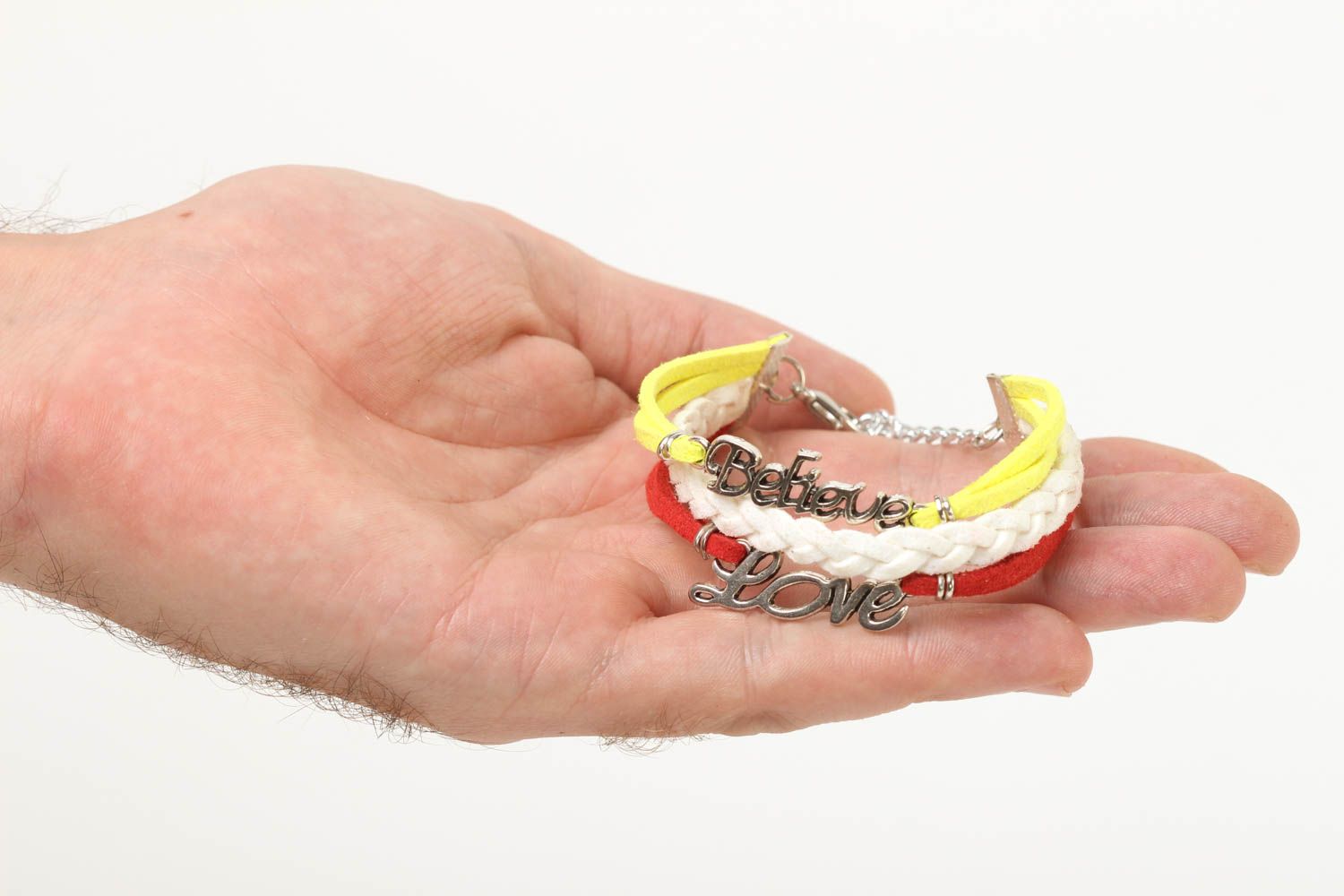 Unusual handmade leather bracelet wrist suede bracelet cool jewelry designs photo 5