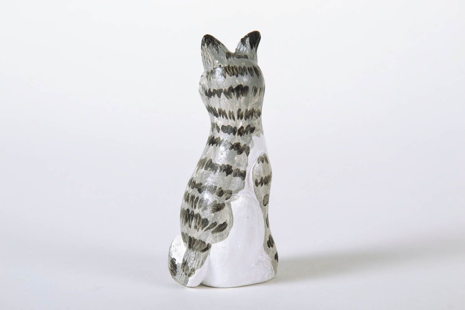 Estatueta decorativa cerâmica Gato foto 3