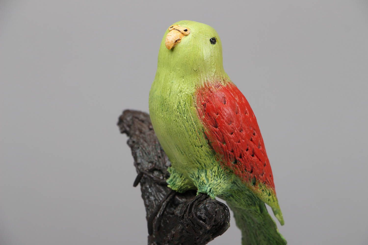 Statuette de perroquet décorative faite main photo 2