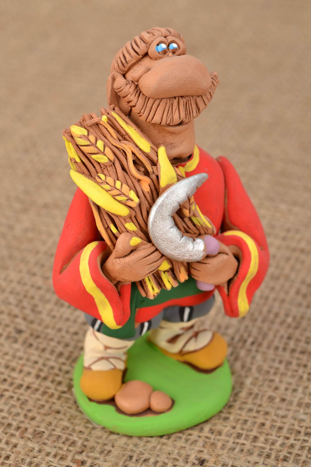 Handmade Figurine aus Ton Kosak foto 1