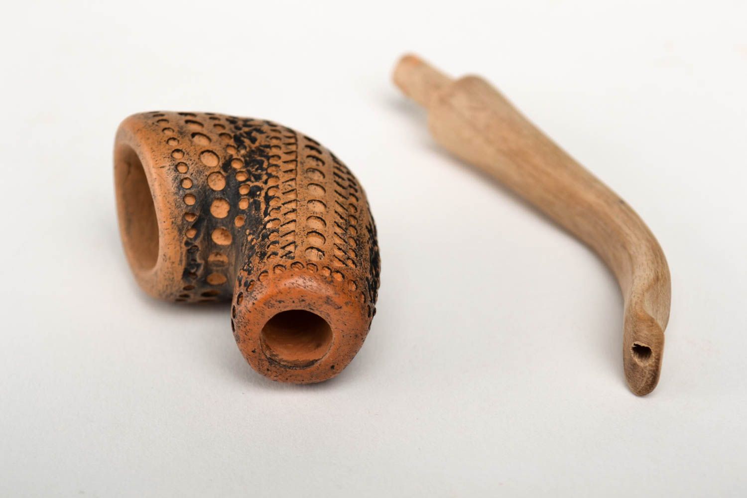 Handgemachte Keramik kleine Pfeife Geschenk für Männer Rauch Zubehör originell foto 3