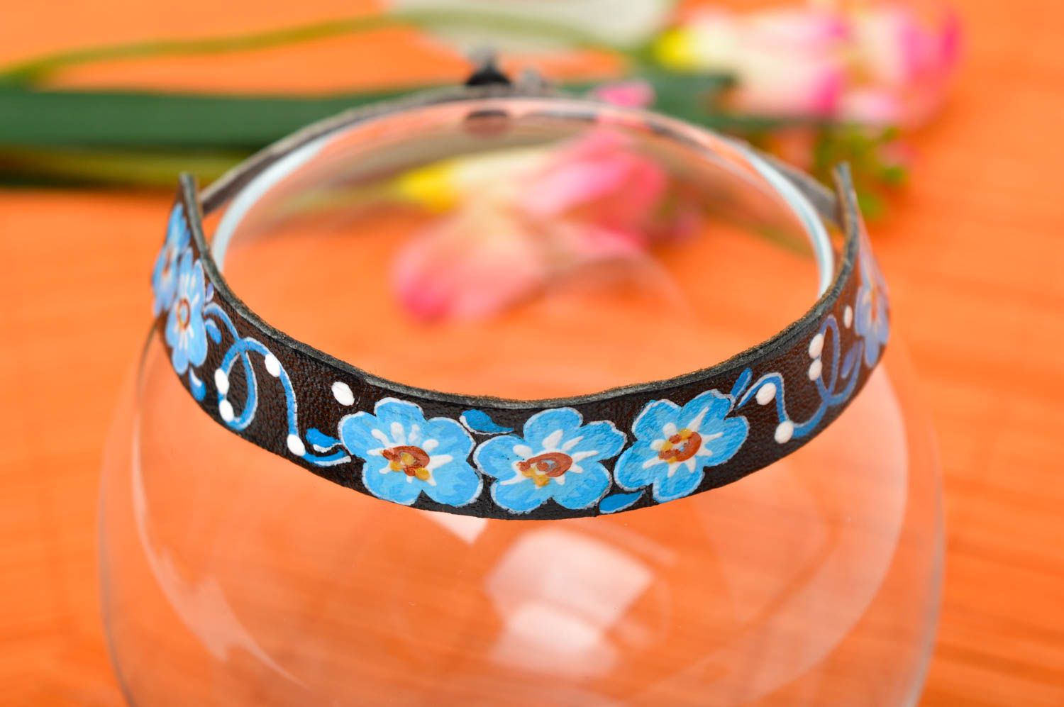 Handmade designer wrist bracelet female accessory flower bracelet for gift photo 1