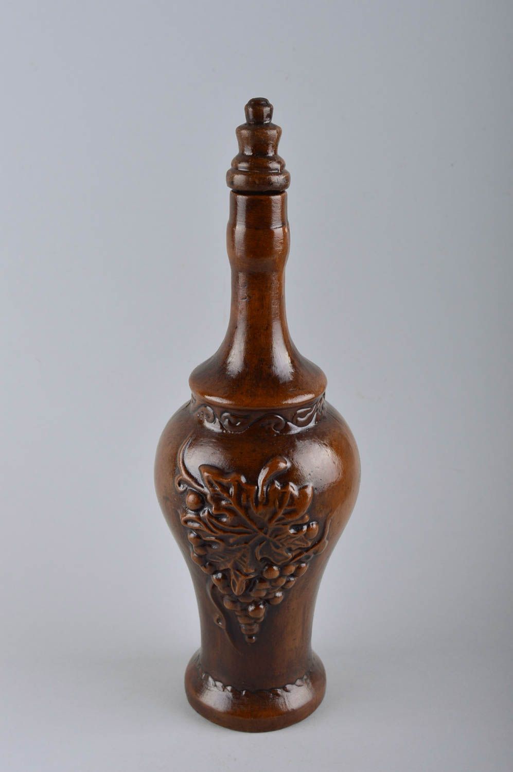 Jarro decorativo hecho a mano de arcilla vasija de cerámica regalo original foto 2