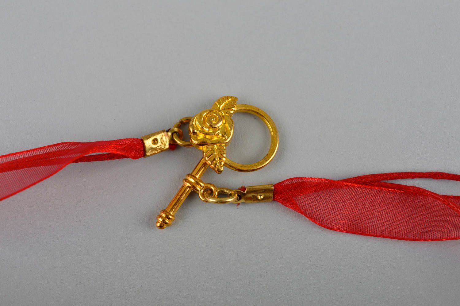 Halskette mit Anhänger Schmuck handgemacht Halskette für Frauen in Rot  foto 4
